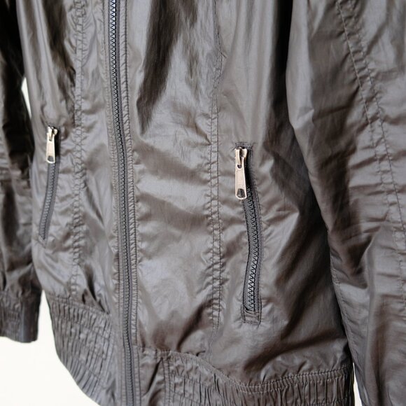 Mackage Packable Rain Jacket with Leather Details - Picture 5 of 9